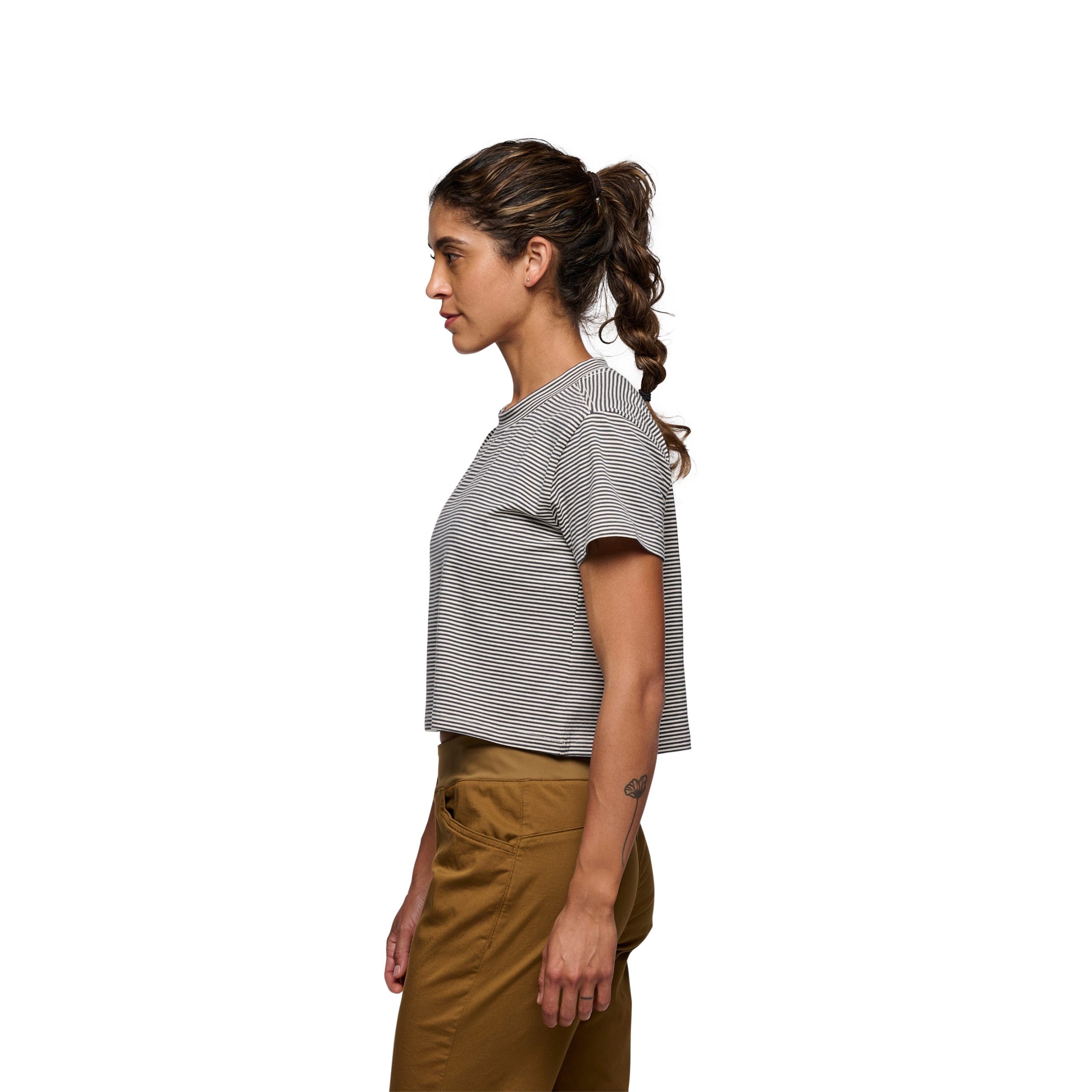 Women's BD Stripe Crop Tee - Image 5