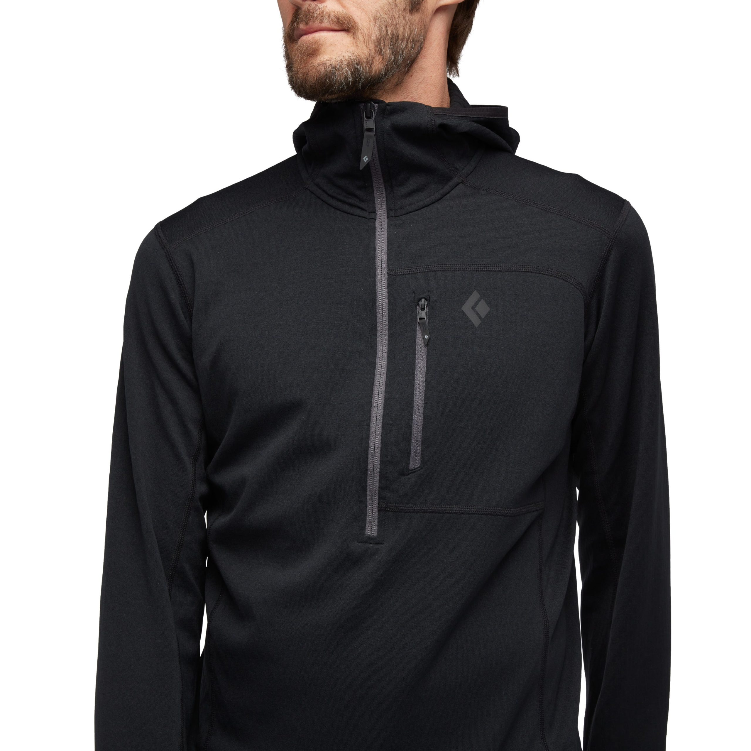 Men's Coefficient Quarter Zip Fleece Hoody - Image 4