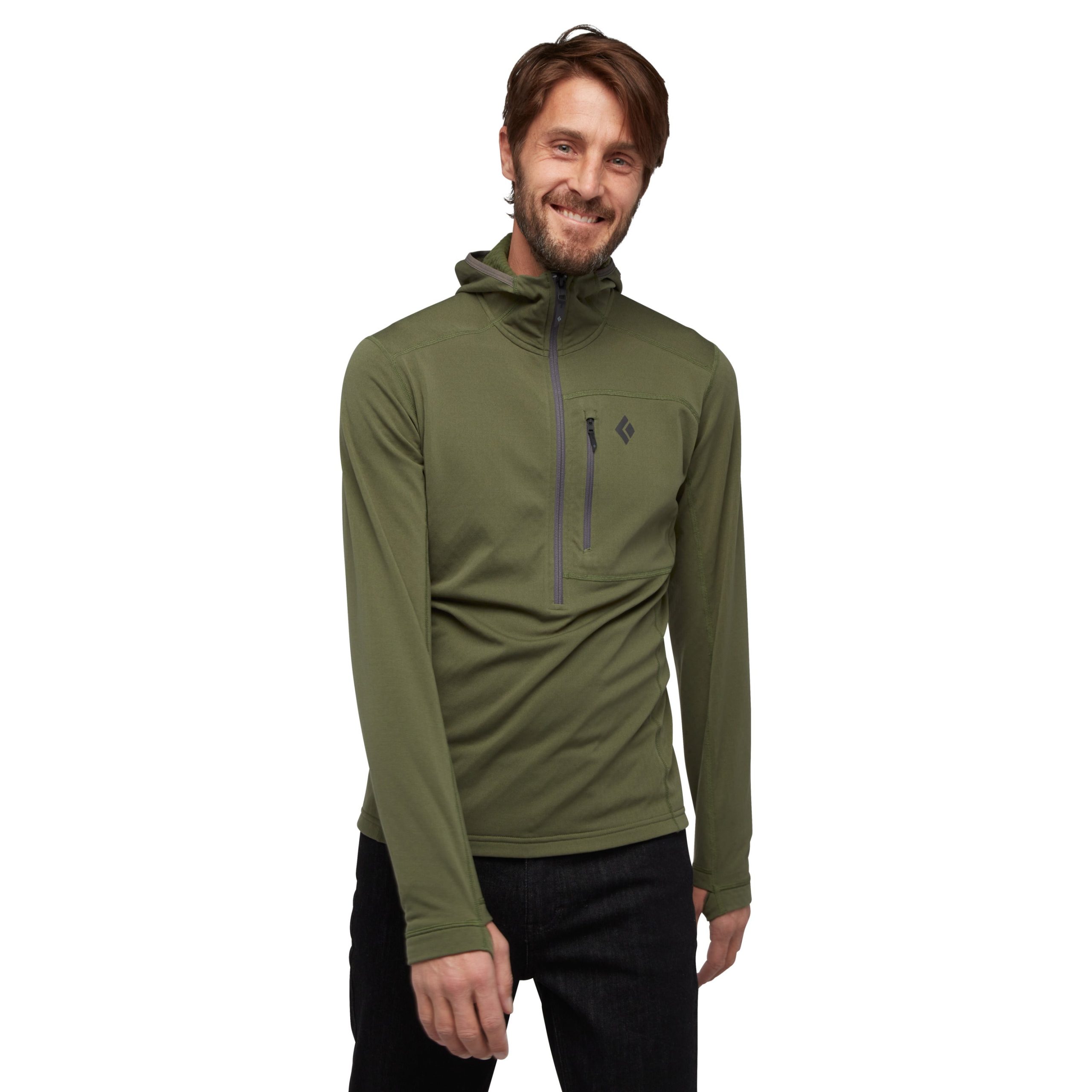 Men's Coefficient Quarter Zip Fleece Hoody - Image 7