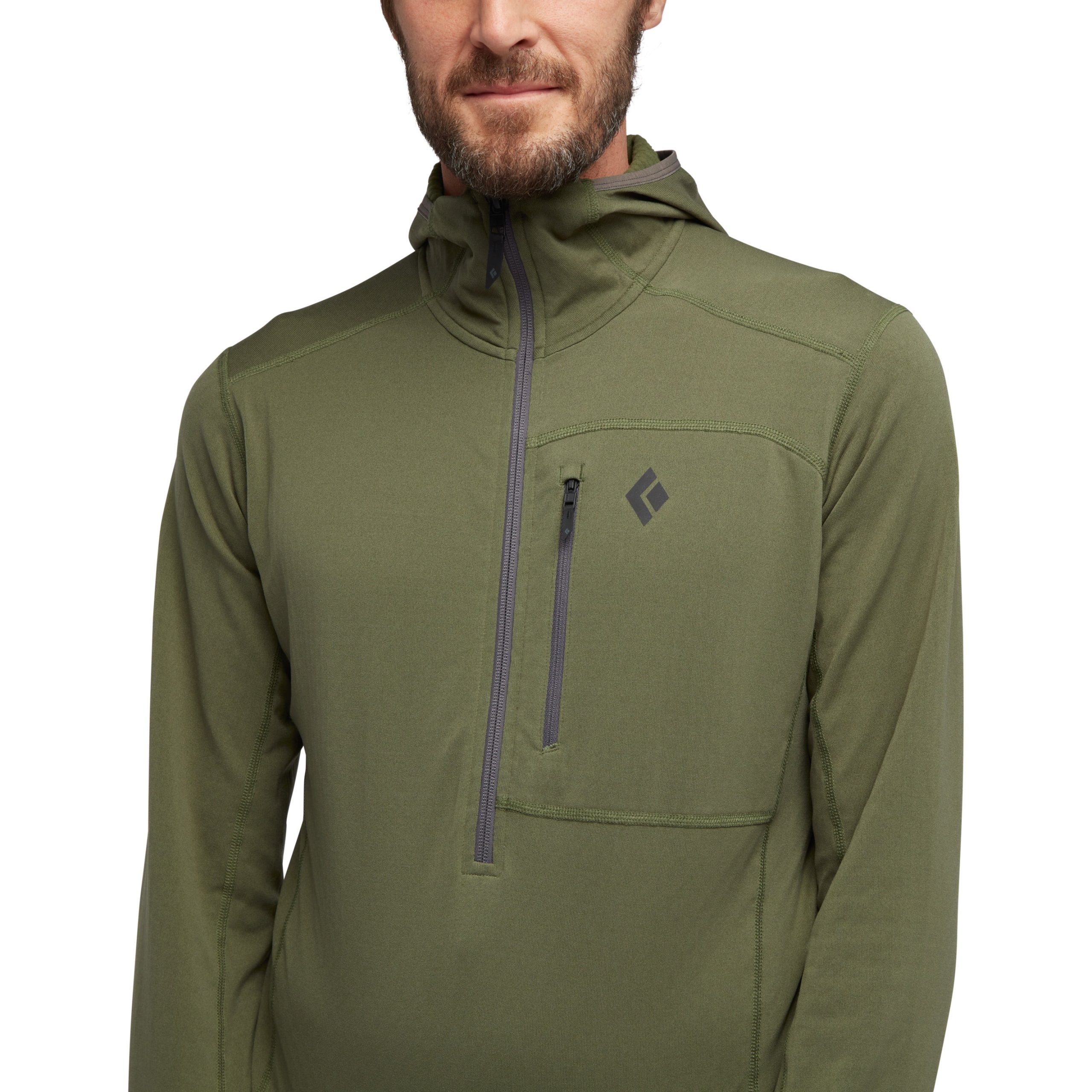 Men's Coefficient Quarter Zip Fleece Hoody - Image 9