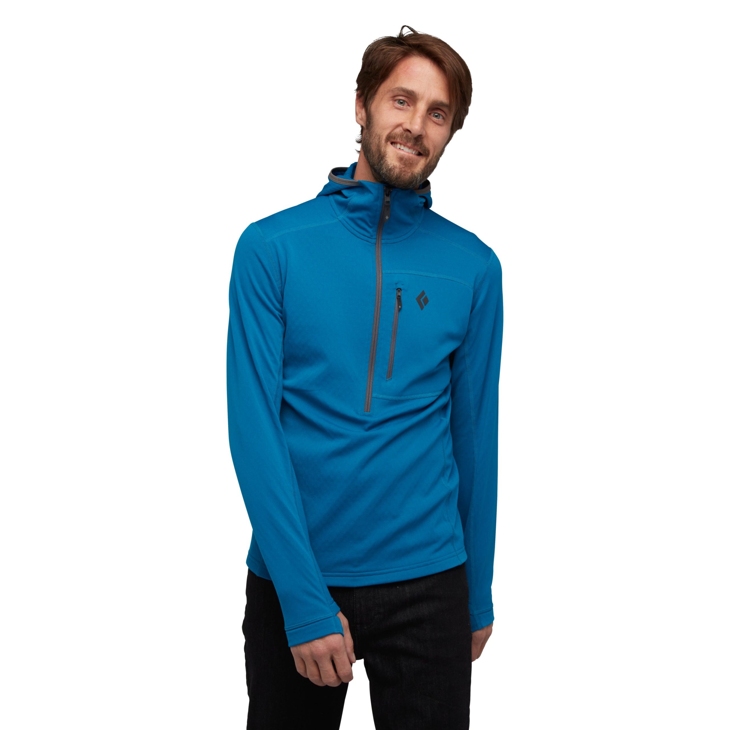 Men's Coefficient Quarter Zip Fleece Hoody - Image 12