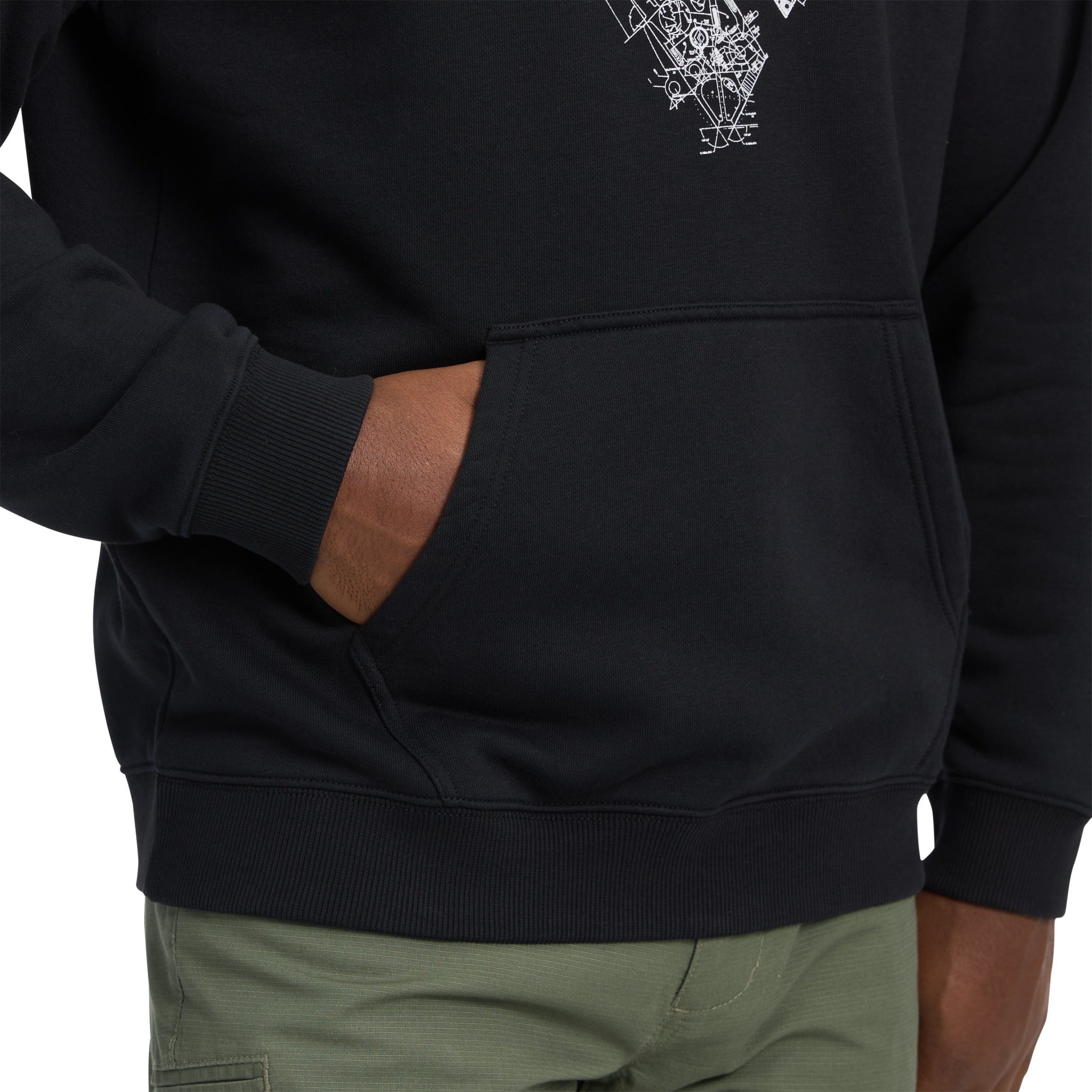 Men's Engineered Diamond Pullover Hoody - Image 5