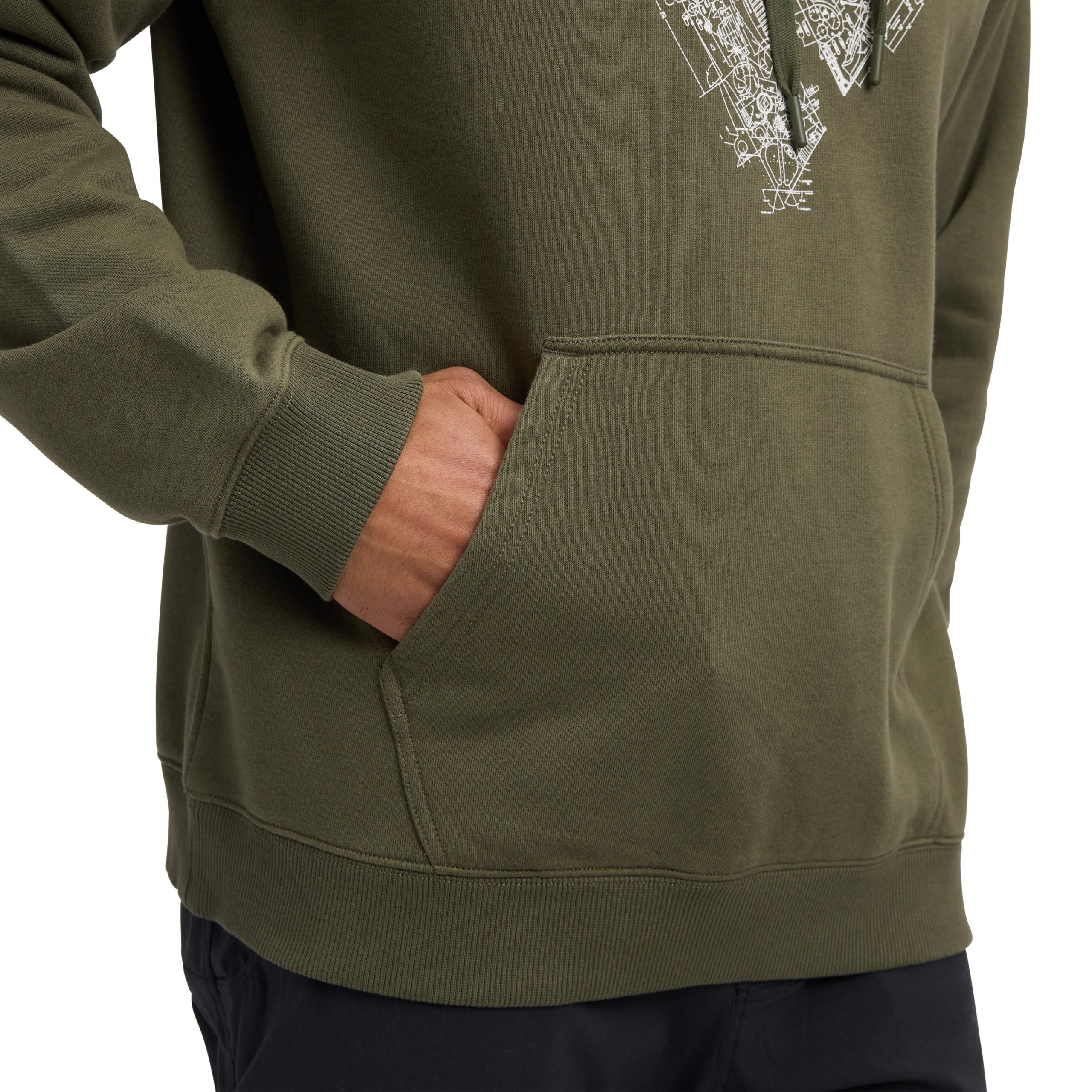 Men's Engineered Diamond Pullover Hoody - Image 10