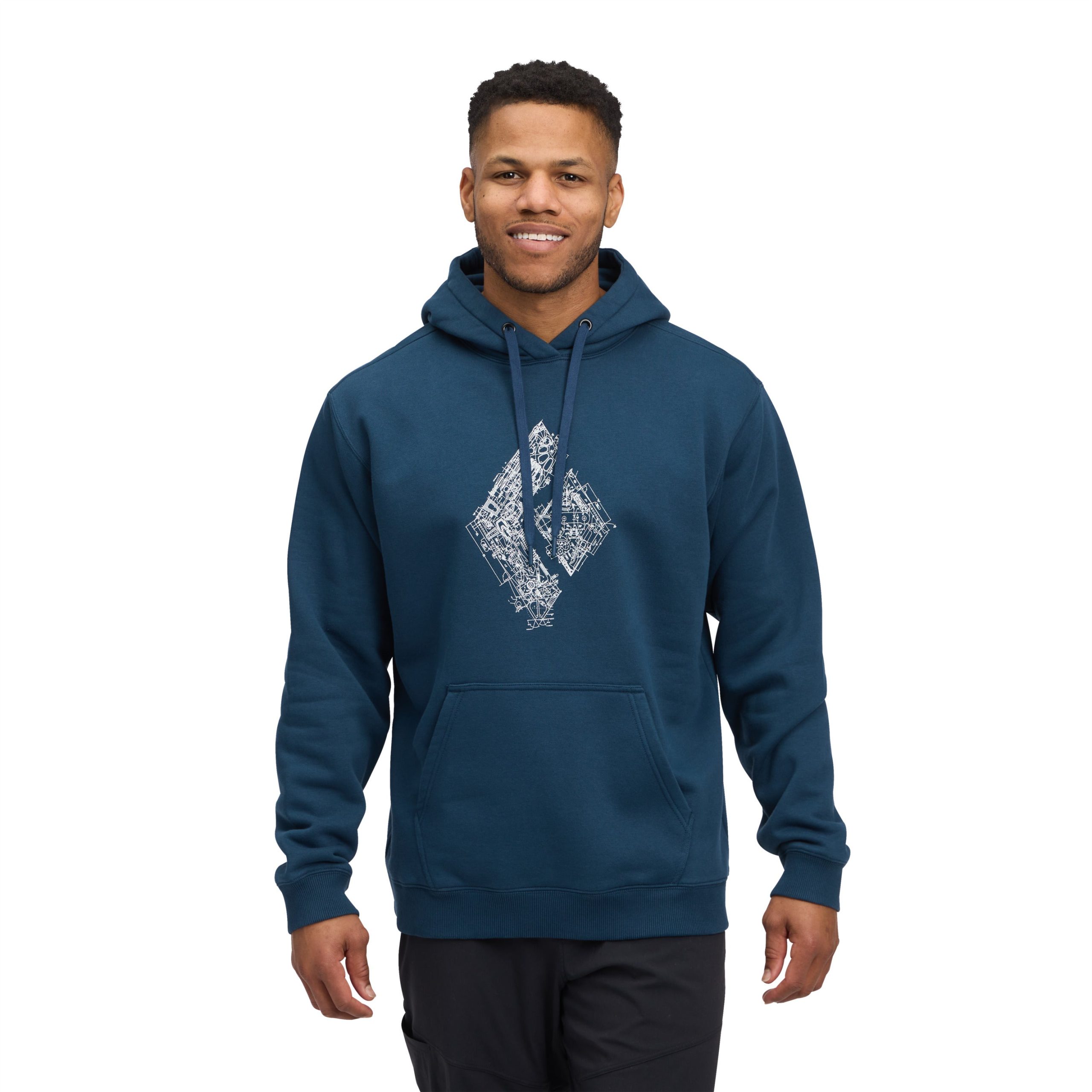 Men's Engineered Diamond Pullover Hoody - Image 11