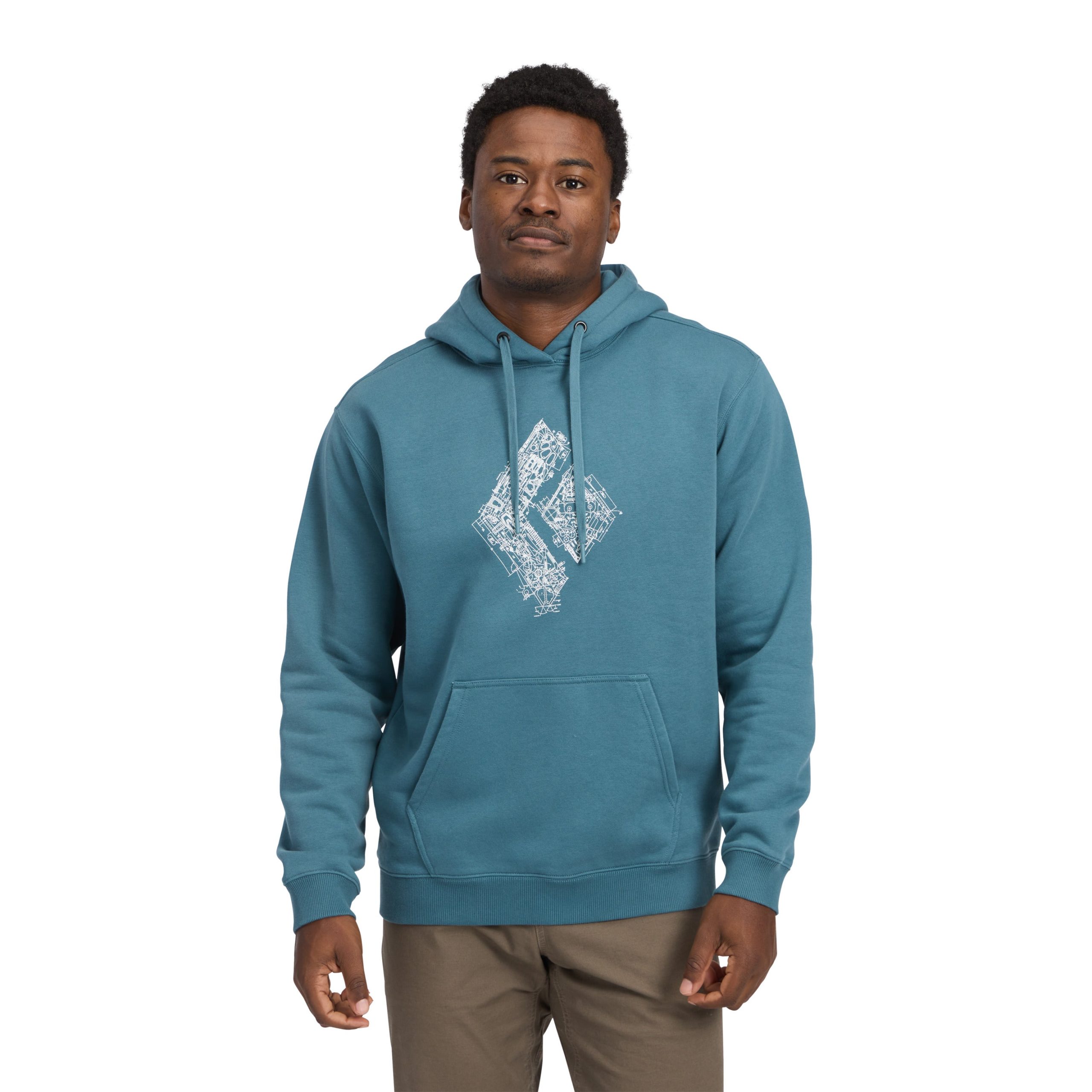 Men's Engineered Diamond Pullover Hoody - Image 16