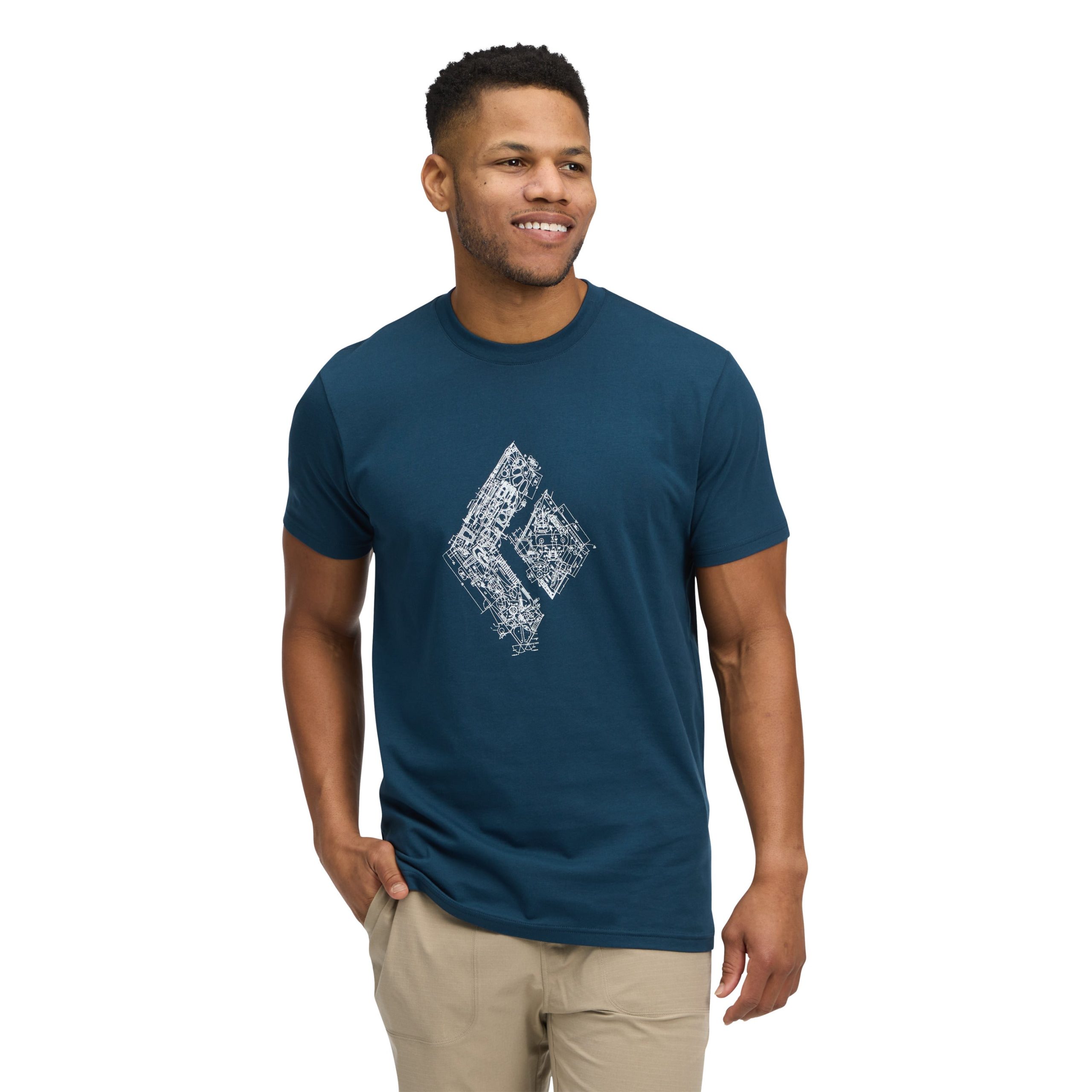 Men's Engineered Diamond Short Sleeve Tee - Image 17